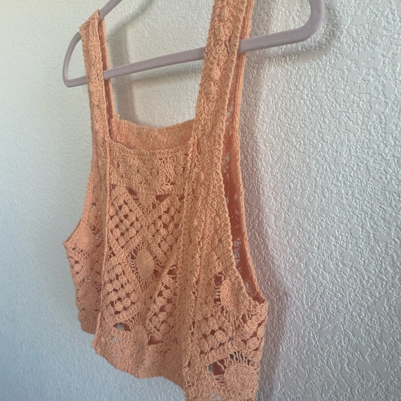 Shein | Crochet cropped tank cover up one size - Picture 6 of 8